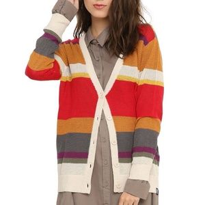 Doctor Who Fourth Doctor Striped Cardigan - M